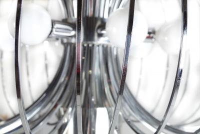 Mid Century Modern See Through Chandelier by Gaetano Scolari for Lightolier