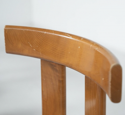 Mid Century Modern Set of 6 Chairs by Luigi Vaghi 1960s