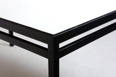 Mid Century Modern Set of Dining Table and 6 Chairs by M veis Flama Brazil