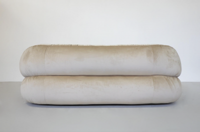 Mid Century Modern Sofa Italy New Upholstery