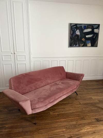 Mid Century Modern Sofa M538 by Studio APA for Lenzi Italy 1960s