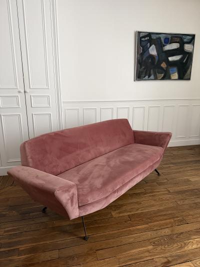 Mid Century Modern Sofa M538 by Studio APA for Lenzi Italy 1960s