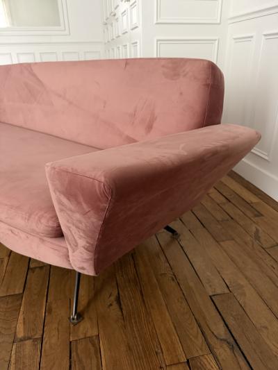 Mid Century Modern Sofa M538 by Studio APA for Lenzi Italy 1960s