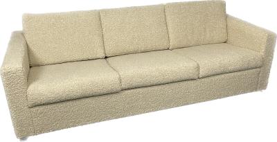 Mid Century Modern Sofa by Stendig New Luxurious Boucle Switzerland 1950s