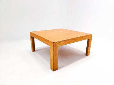 Mid Century Modern Square Wooden Coffee Table by Derk Jan de Vries