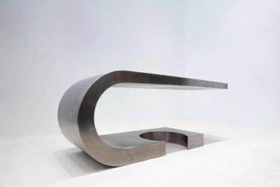 Mid Century Modern Steel Desk Diapason by Marzio Cecchi 1968