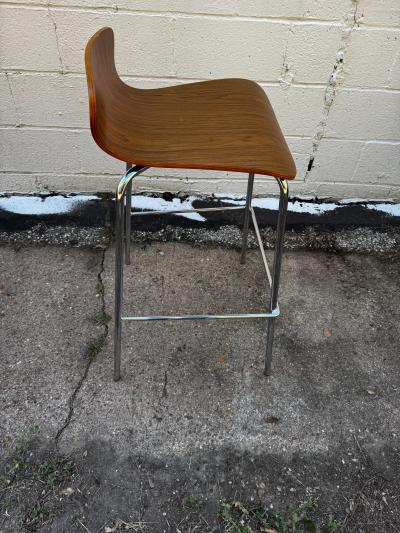 Mid Century Modern Style Counter Barstool