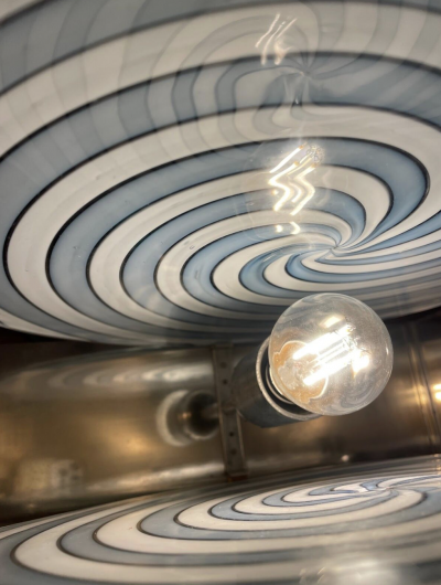 Mid Century Modern Table lamp by Carlo Nason for Mazzega Italy