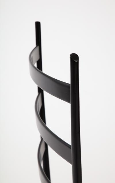 Mid Century Modern Tall Ladder Back Chair in the Style of Gio Ponti