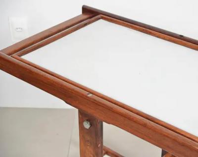 Mid Century Modern Tea Cart by Brazilian Designer 1960s