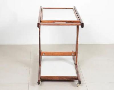 Mid Century Modern Tea Cart by Brazilian Designer 1960s