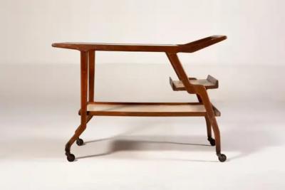 Mid Century Modern Tea Cart by Brazilian Designer 1960s