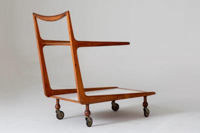Mid Century Modern Tea Cart by Brazilian Designer 1960s