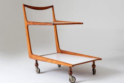 Mid Century Modern Tea Cart by Brazilian Designer 1960s