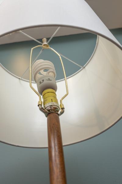 Mid Century Modern Teak Floor Lamp