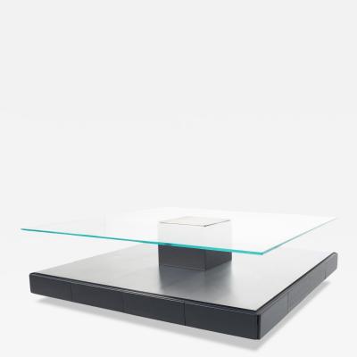 Mid Century Modern Tecno T147 Coffee Table by Marco Fantoni Italy 1970s