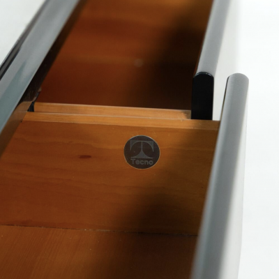 Mid Century Modern Tecno T147 Coffee Table by Marco Fantoni Italy 1970s