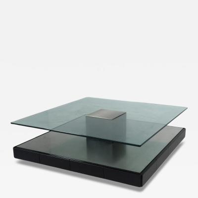 Mid Century Modern Tecno T147 Coffee Table by Marco Fantoni Italy 1970s