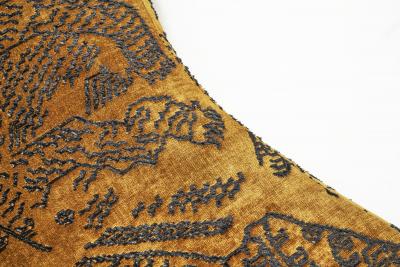 Mid Century Modern Three Seater Sofa in a Patterned Fabric Scandinavia 1950s