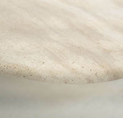 Mid Century Modern Travertine Coffee Table Italy