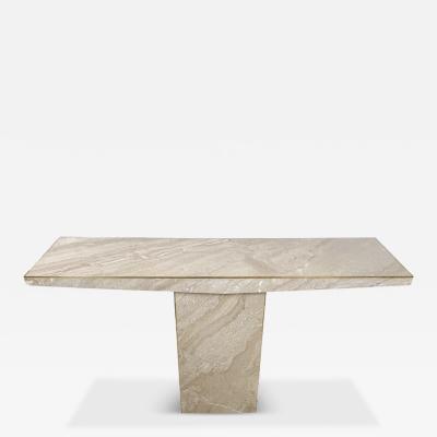 Mid Century Modern Travertine Console