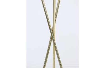 Mid Century Modern Tripod Brass Floor Lamp