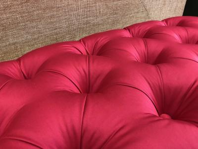 Mid Century Modern Tufted Upholstered Bench