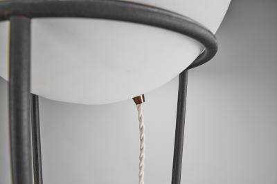 Mid Century Modern Twisted Italian Floor Lamp Italy 1950s