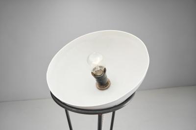 Mid Century Modern Twisted Italian Floor Lamp Italy 1950s