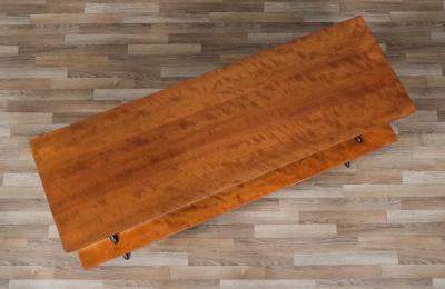 Mid Century Modern Two Tier Sculpted Bookshelf