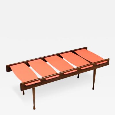 Mid Century Modern Two Tone Lacquered Coffee Table
