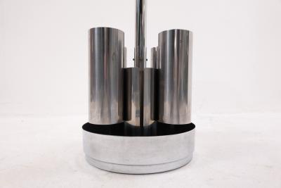 Mid Century Modern Umbrella Stand in Chrome