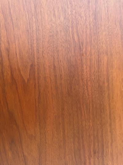 Mid Century Modern Walnut 97 Drop Leaf Dining Table