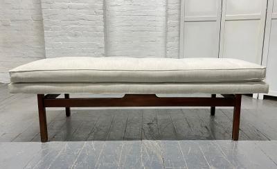 Mid Century Modern Walnut Bench
