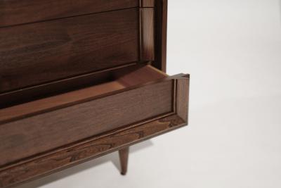 Mid Century Modern Walnut Credenza C 1950s
