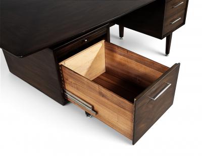 Mid Century Modern Walnut Desk Myrtle Desk