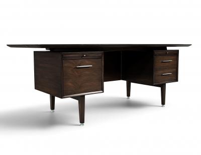 Mid Century Modern Walnut Desk Myrtle Desk