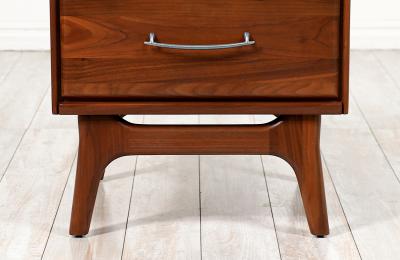Mid Century Modern Walnut Night Stands by Ace Hi