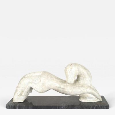 Mid Century Modern White Horse Figure