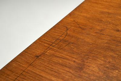 Mid Century Modern Wooden Bench Europe ca 1950s