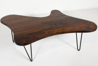 Mid Century Modern Wooden Coffee Table Italy 1960s