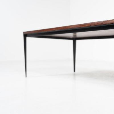 Mid Century Modern Wooden Coffee Table by Osvaldo Borsani Italy