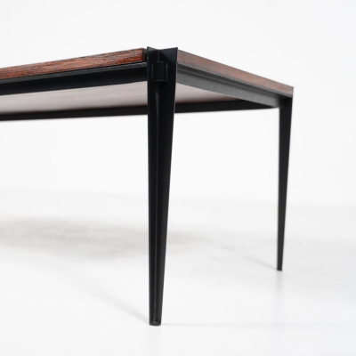 Mid Century Modern Wooden Coffee Table by Osvaldo Borsani Italy