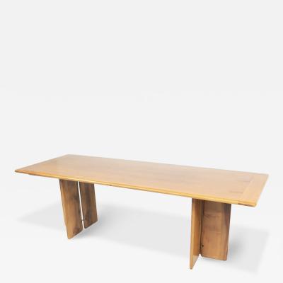 Mid Century Modern Wooden Dining Table Ammannati And Vitelli 1960s