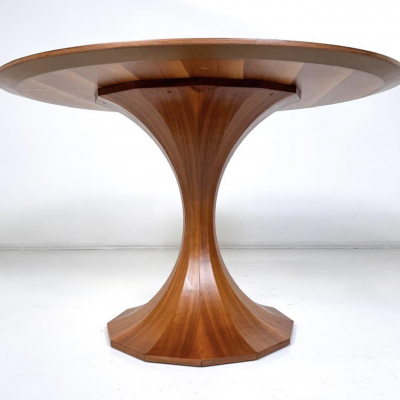 Mid Century Modern Wooden Dining Table Italy 1960s