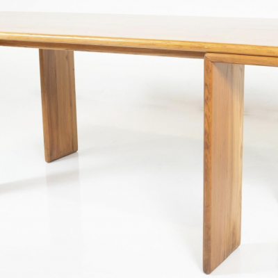 Mid Century Modern Wooden Dining Table in the style of Mario Marenco Italy