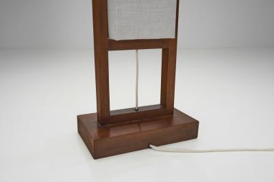 Mid Century Modern Wooden Floor Lamp Europe Mid 20th Century