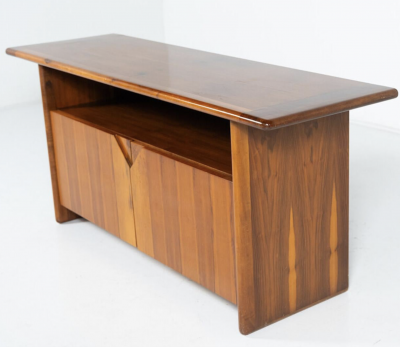 Mid Century Modern Wooden Sideboard Wood 1960s