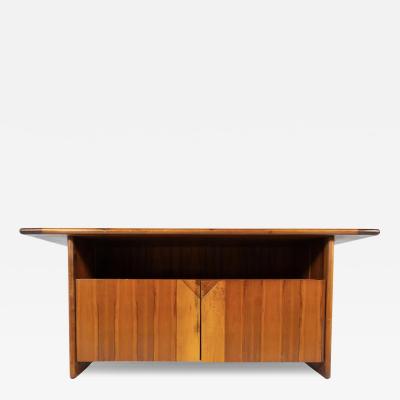 Mid Century Modern Wooden Sideboard Wood 1960s