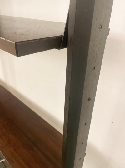 Mid Century Modern Wooden Wall Unit Italy 1960s